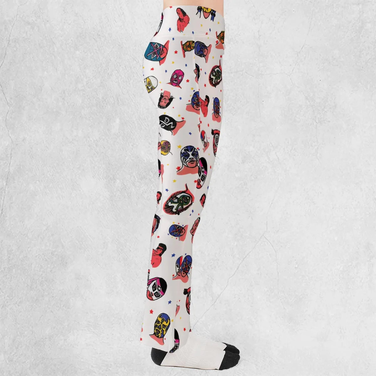 Lucha Libre Wrestling Flare Leggings