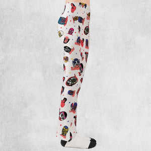 Lucha Libre Wrestling Flare Leggings