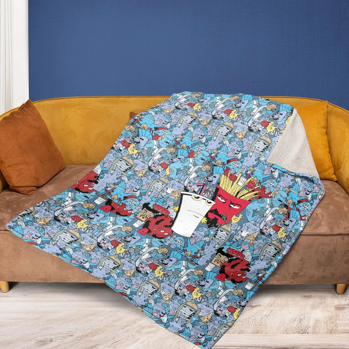 Aqua Teen Hunger Force Fleece Blanket