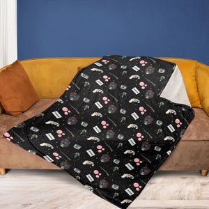 Consume They Live Patterns Fleece Blanket