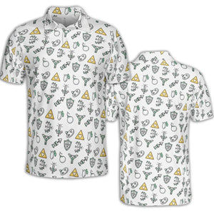 The Zelda Pixel Style AOP Men/Women Polo Shirt