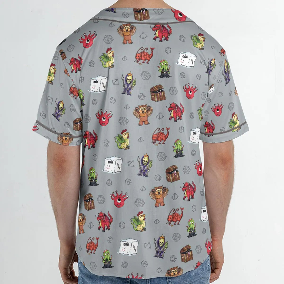 Little Monsters DnD Unisex Baseball Jersey