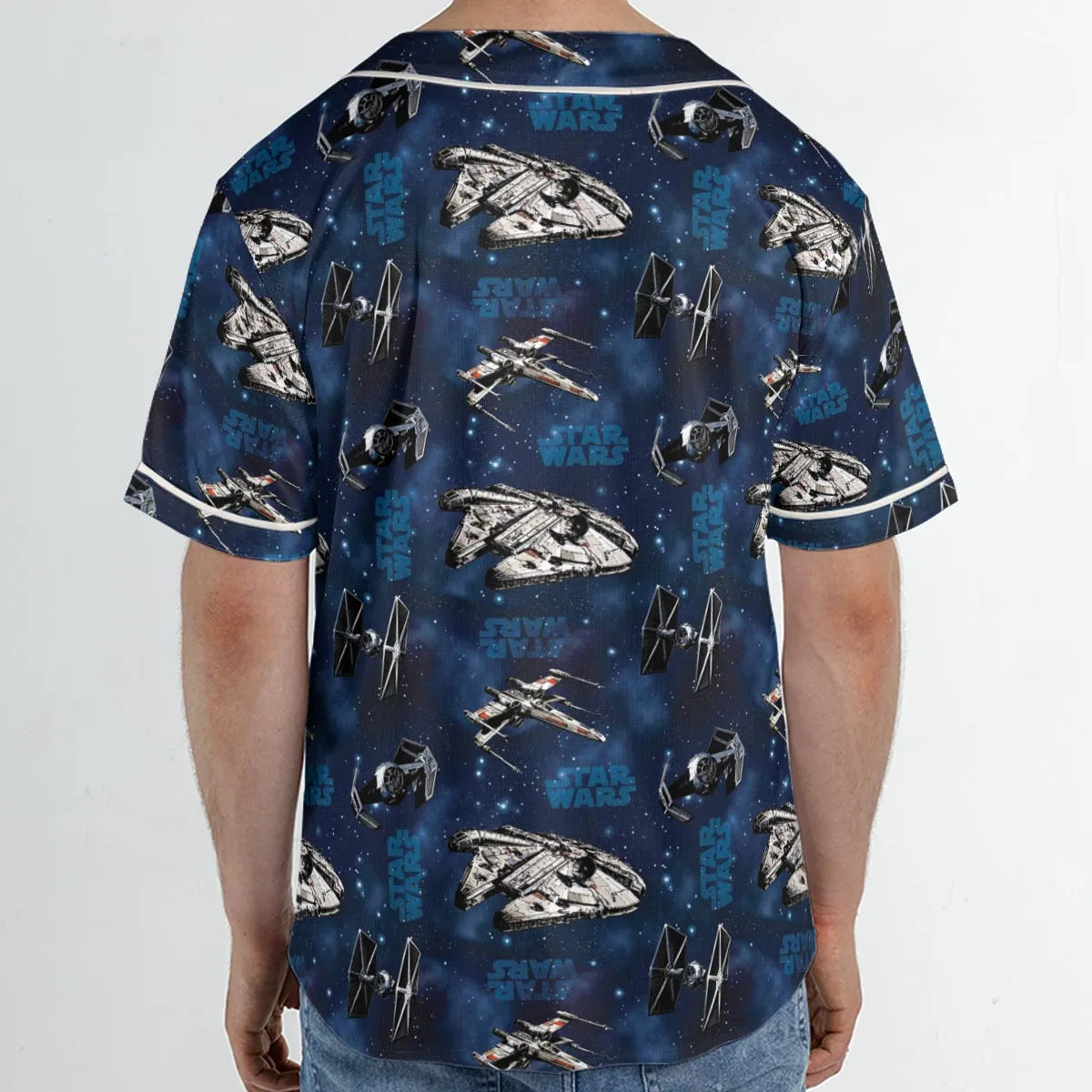Star Wars Ships Pattern Unisex Baseball Jersey