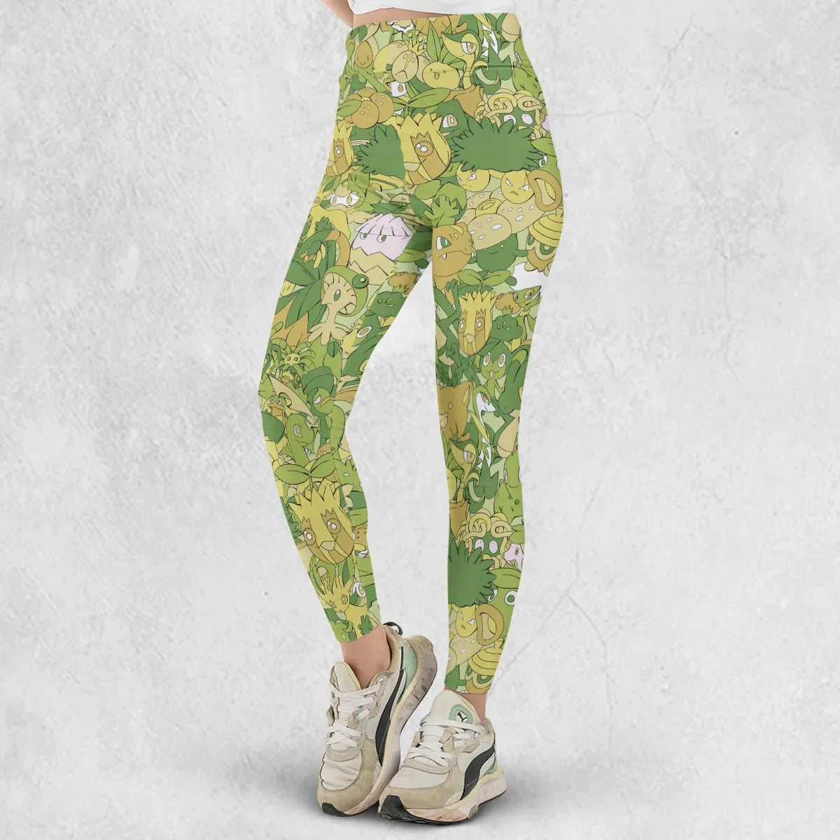 Grass Pokemon Pattern Legging