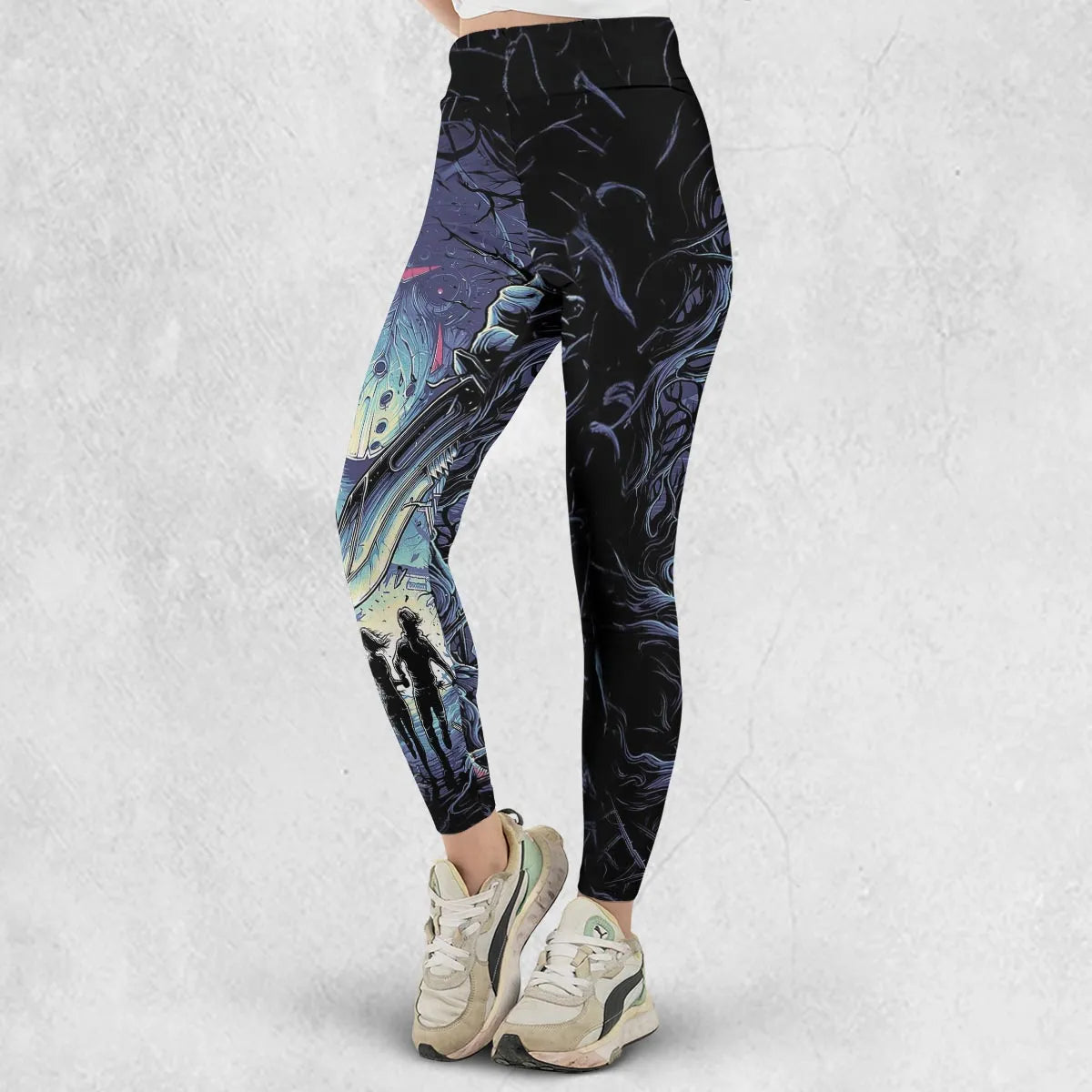 Camp Crystal Chic Friday the 13th Legging