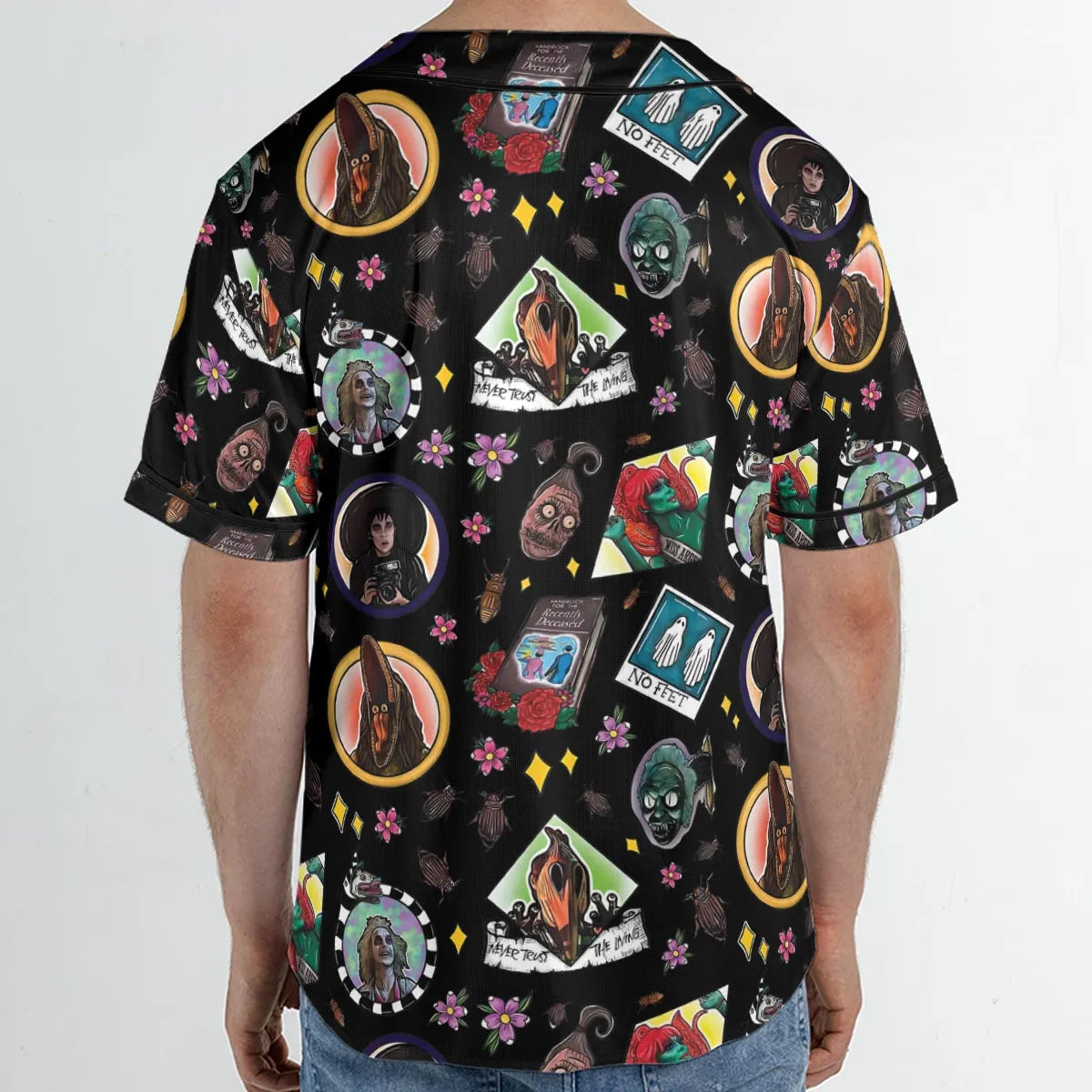Showtime Beetlejuice Themed Unisex Baseball Jersey