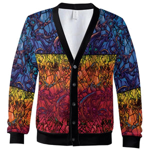 Stained Glass Cthulhu H.P Lovecraft Cardigan