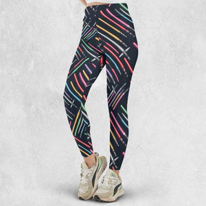 Lightsabers Star Wars Pattern Legging