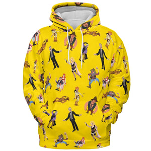 Blazing Saddles Characters All-over Print Hoodie