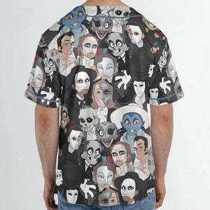 Faces The Phantom of Opera Unisex Baseball Jersey