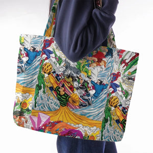 Spidey Sense Spider Man Large Tote Bag