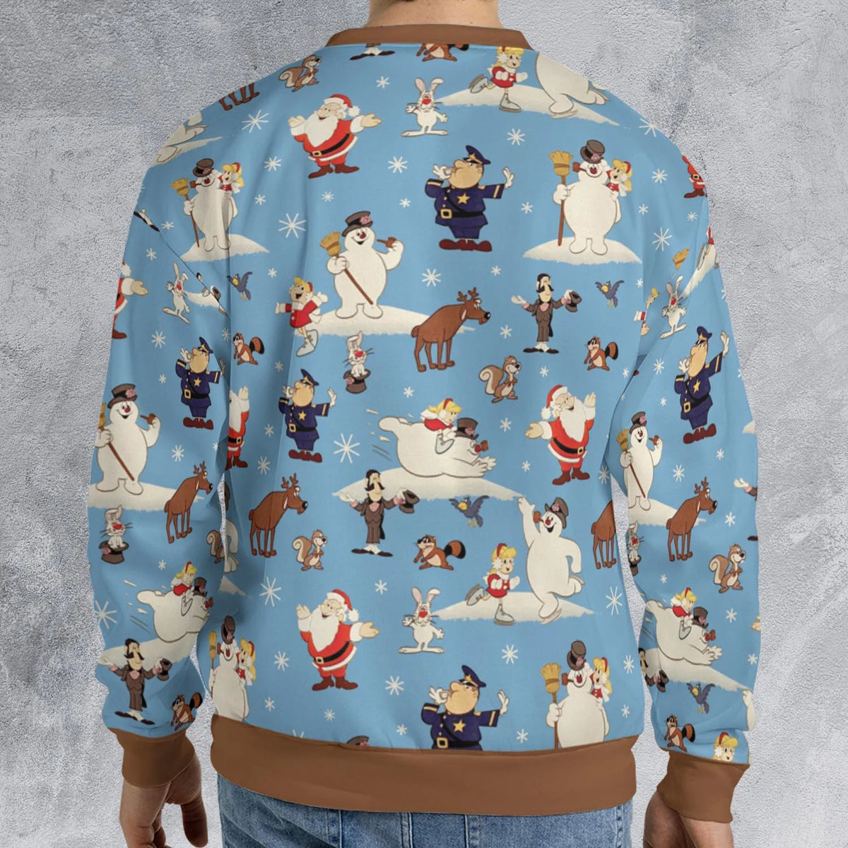 Frosty the Snowman Christmas Characters All-over Print Sweatshirt