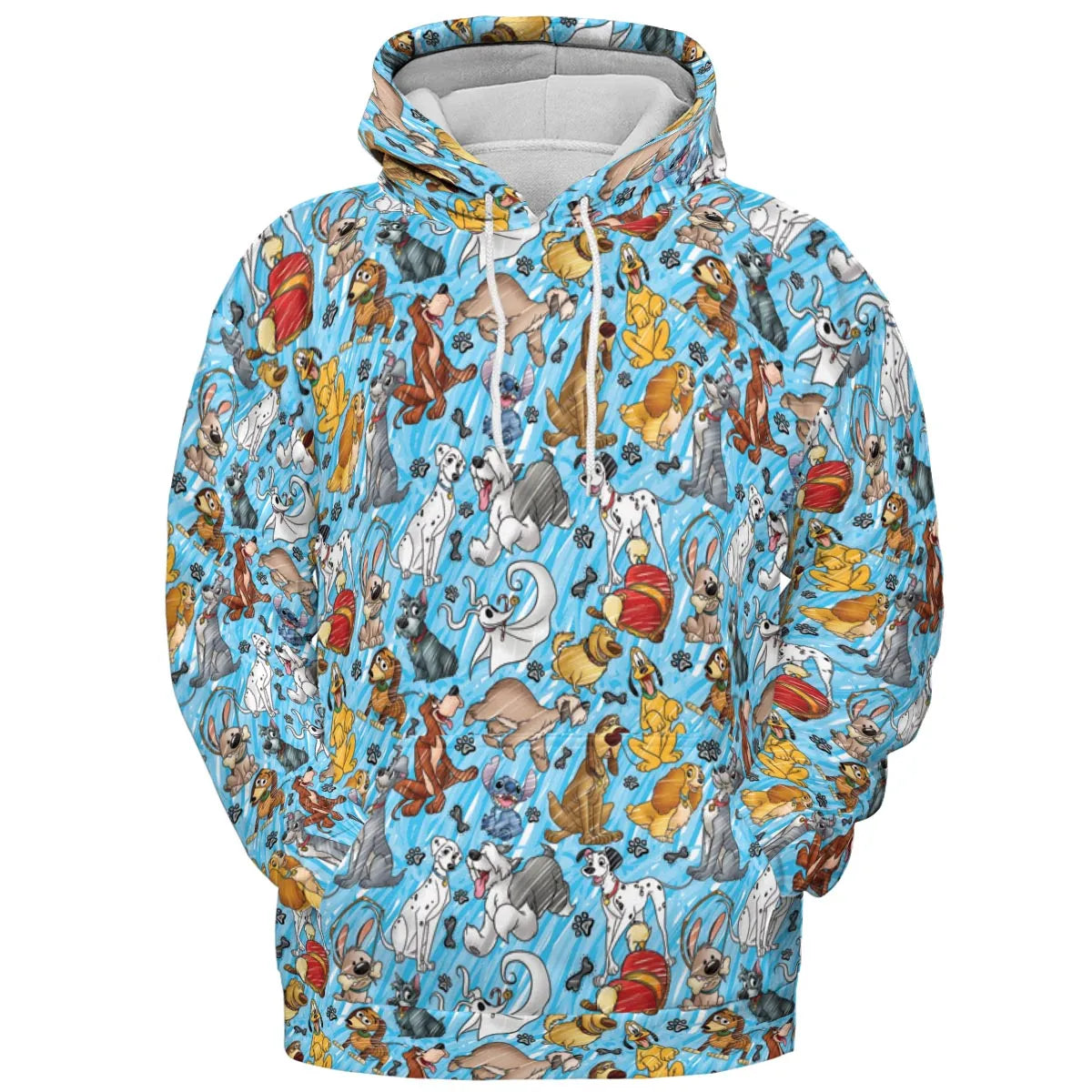 Animation Dogs All-over Print Hoodie