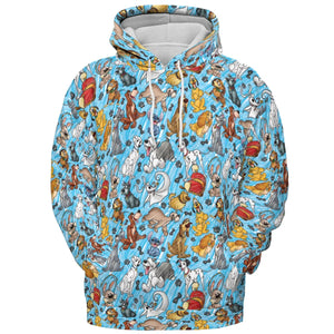Animation Dogs All-over Print Hoodie