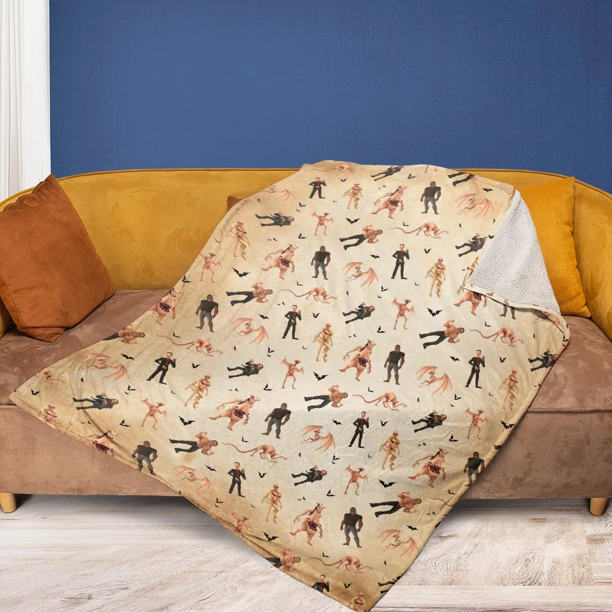 Midnight Madness From Dusk Till Dawn Fleece Blanket