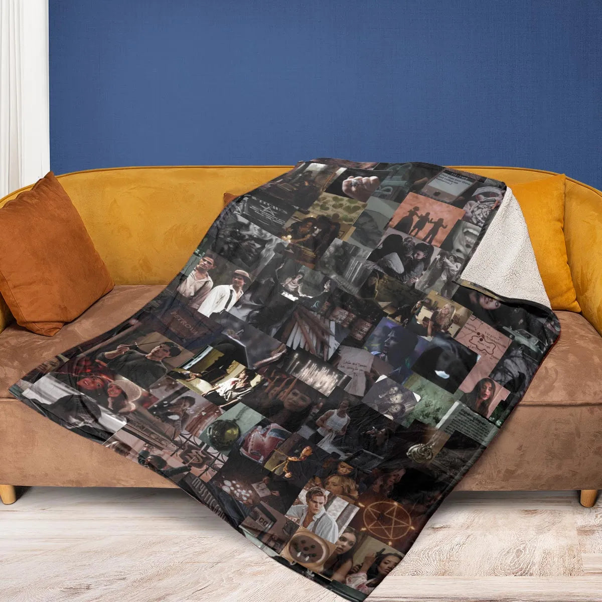 Memorable Vampire Moments The Vampire Diary Fleece Blanket