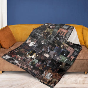 Memorable Vampire Moments The Vampire Diary Fleece Blanket