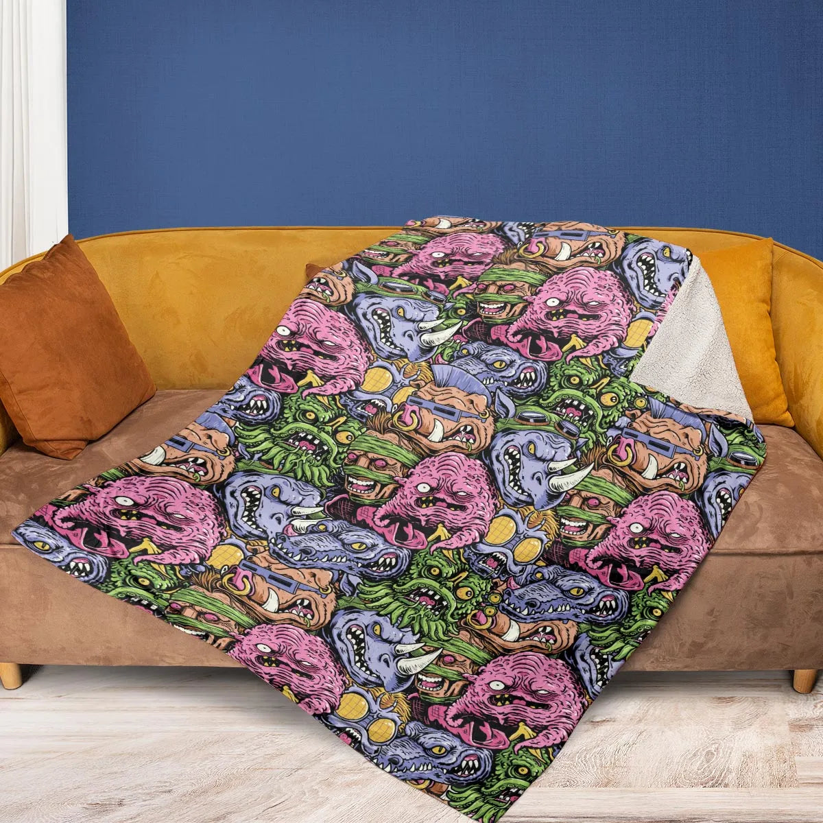 Nostalgic Villains Teenage Mutant Ninja Turtles Fleece Blanket