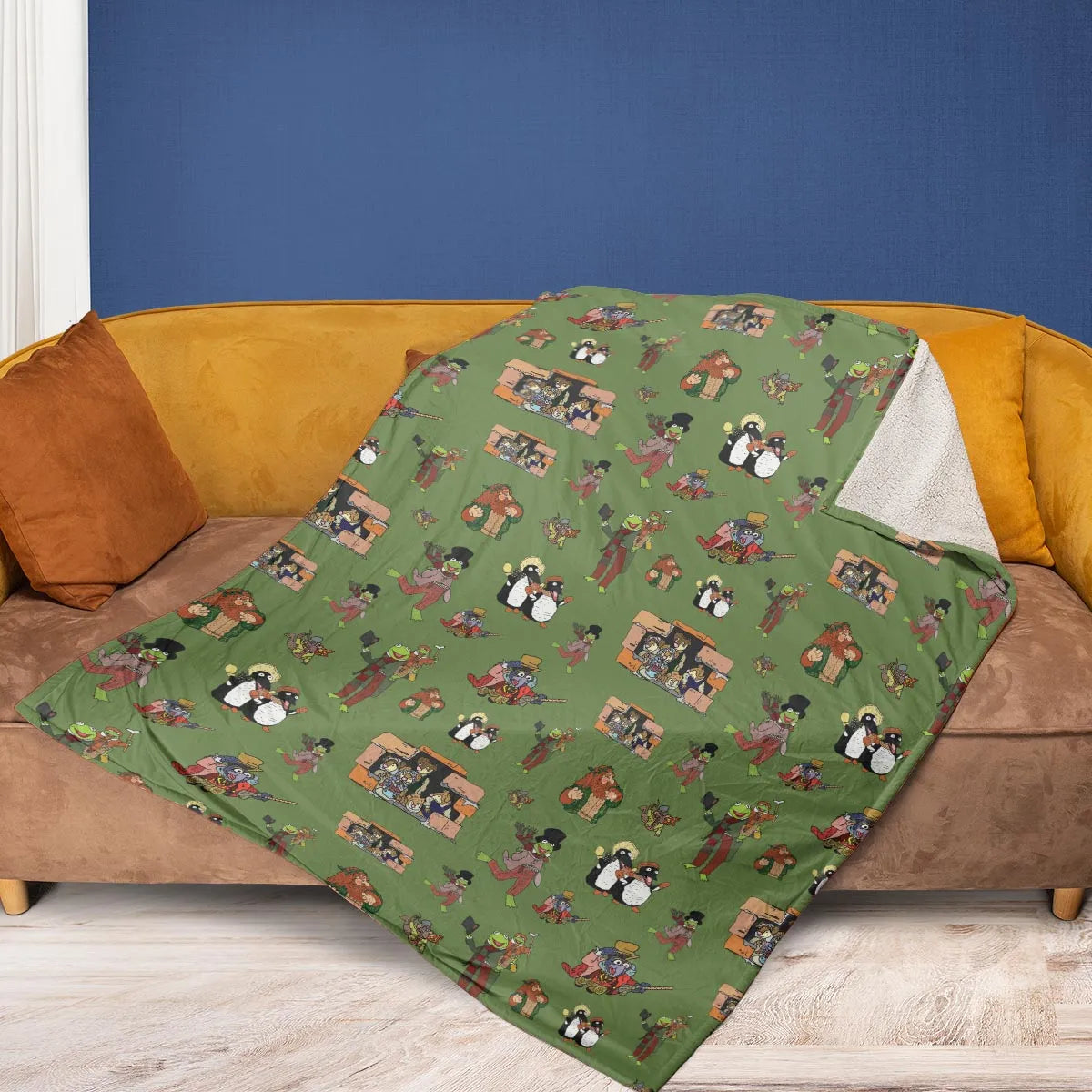 The Muppet Christmas Carol Characters Fleece Blanket