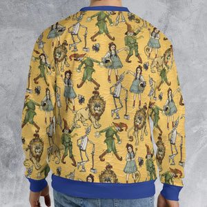 Magic Of Oz Characters Pattern All-over Print Sweatshirt