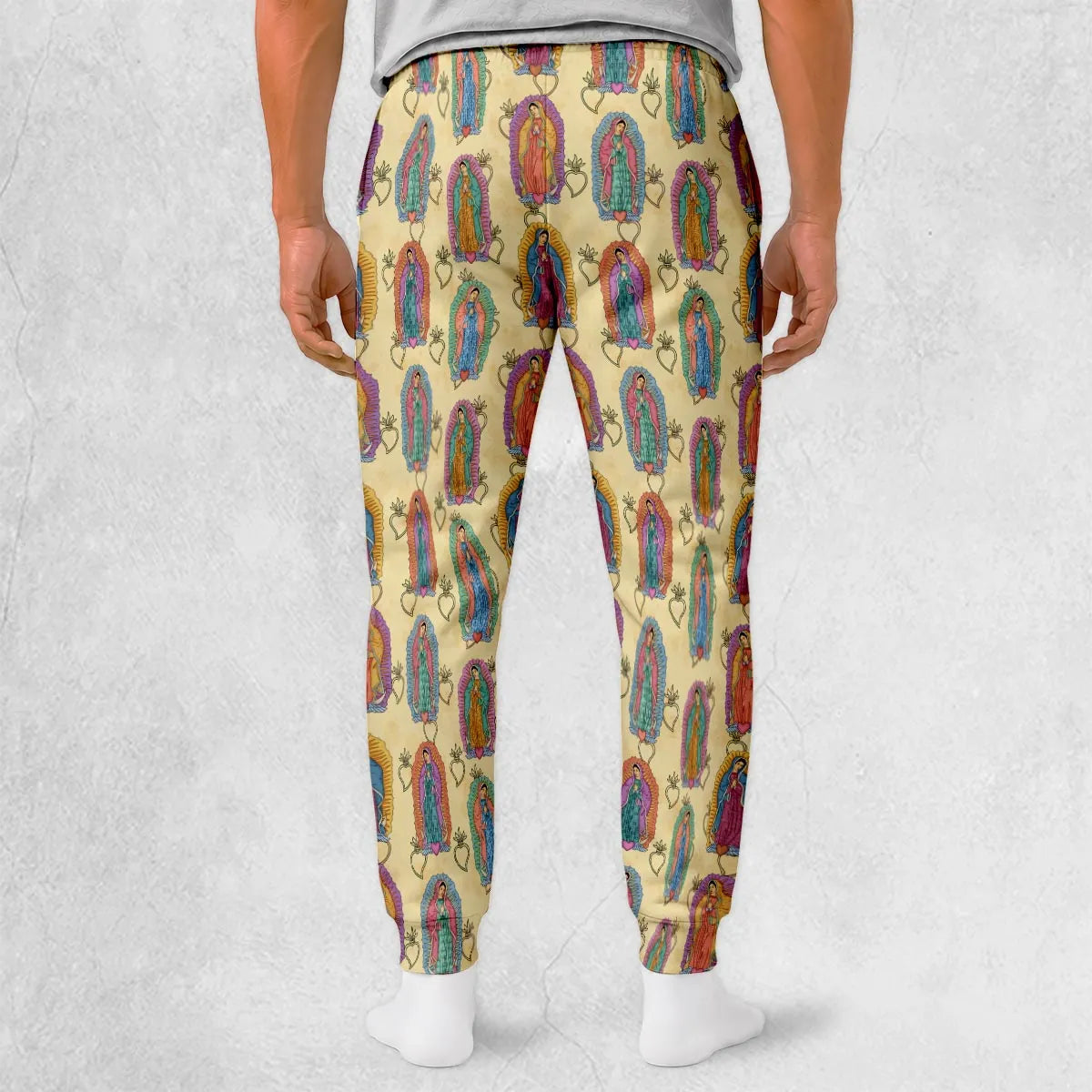 Pattern of Virgin of Guadalupe Sweatpants