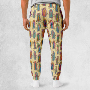 Pattern of Virgin of Guadalupe Sweatpants