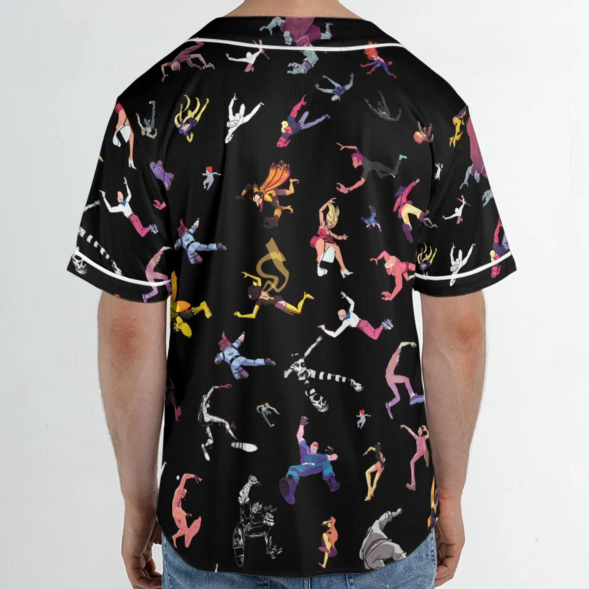 Venture Bros Falling Unisex Baseball Jersey