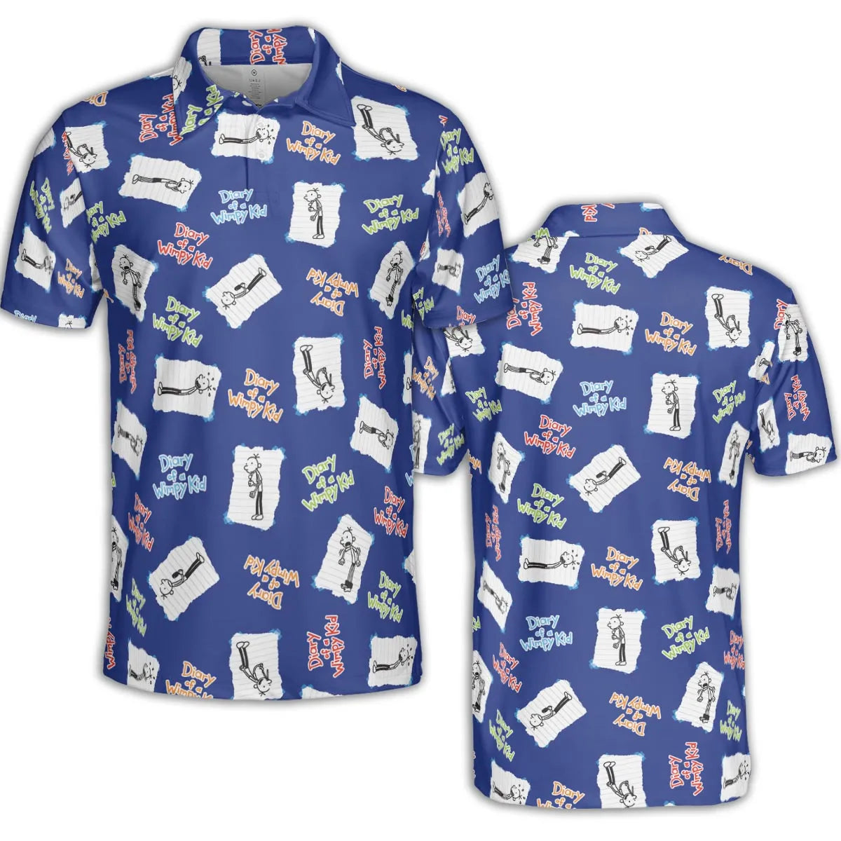 Diary of a Wimpy Kid AOP Men/Women Polo Shirt