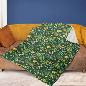 Floating In A Pond Magikarp Psyduck Vaporeon Water Pokemon Fleece Blanket