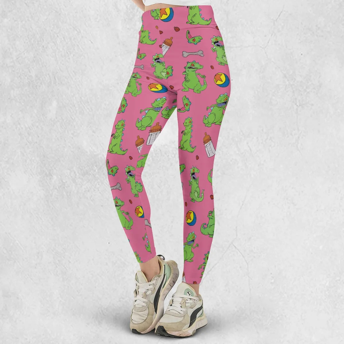 Rugrats Reptar Pattern Legging