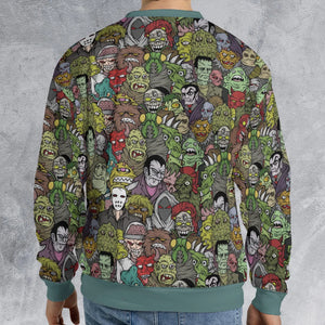 All The Monsters Are Here All-over Print Sweatshirt