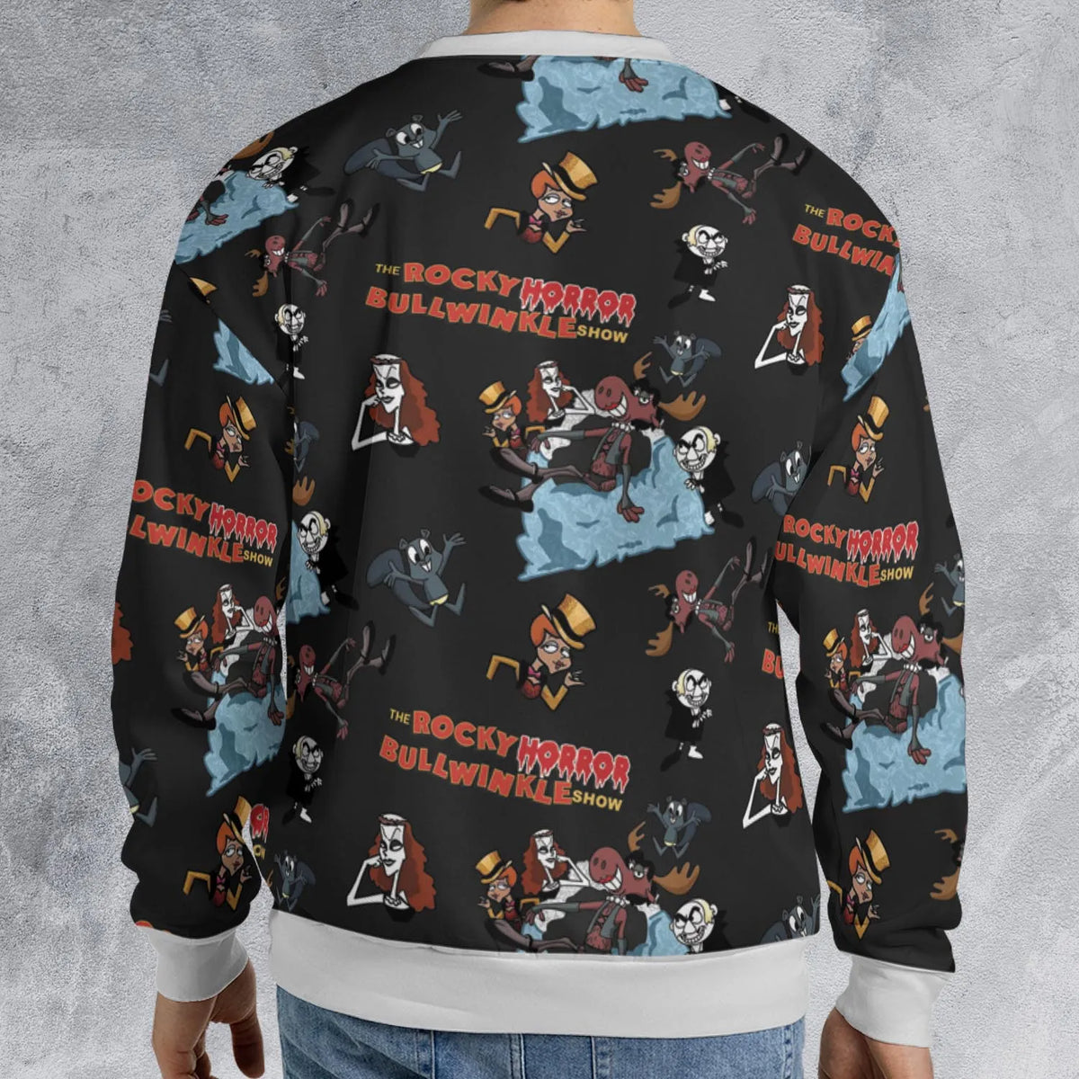 Rocky Horror Bullwinkle All-over Print Sweatshirt