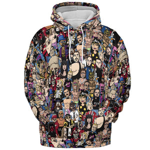 All-over Print Hoodie - 417N8ZP4 -  - 2