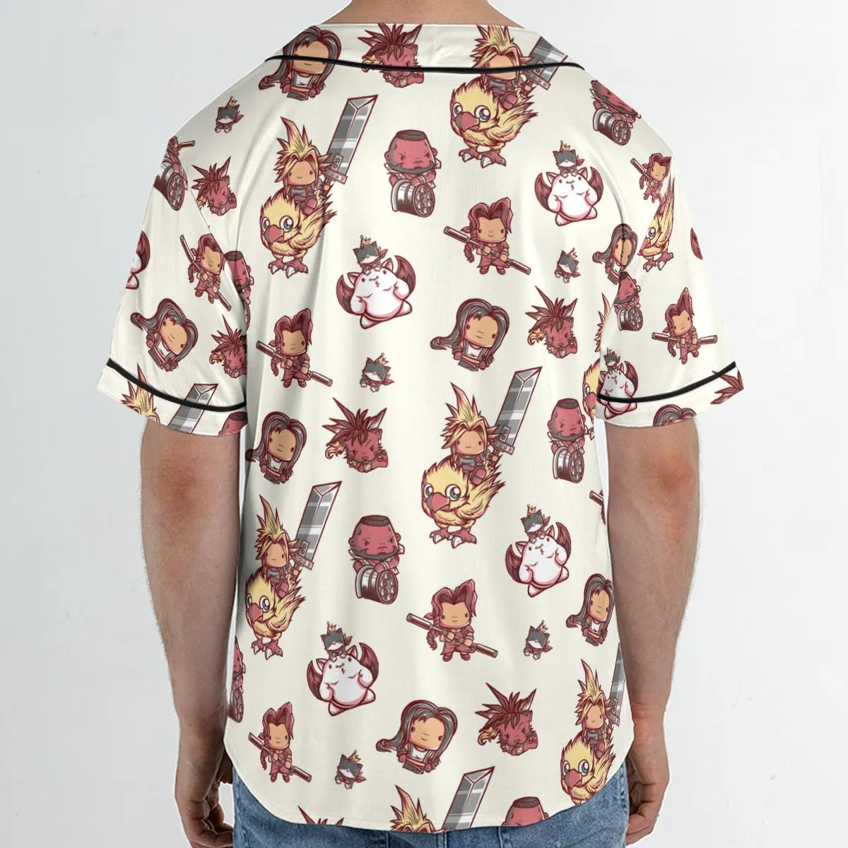 Cute Fantasy Final Fantasy Unisex Baseball Jersey