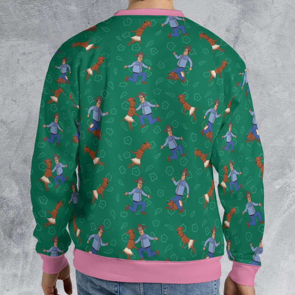 Hank Hill and Ladybird Dancing All-over Print Sweatshirt