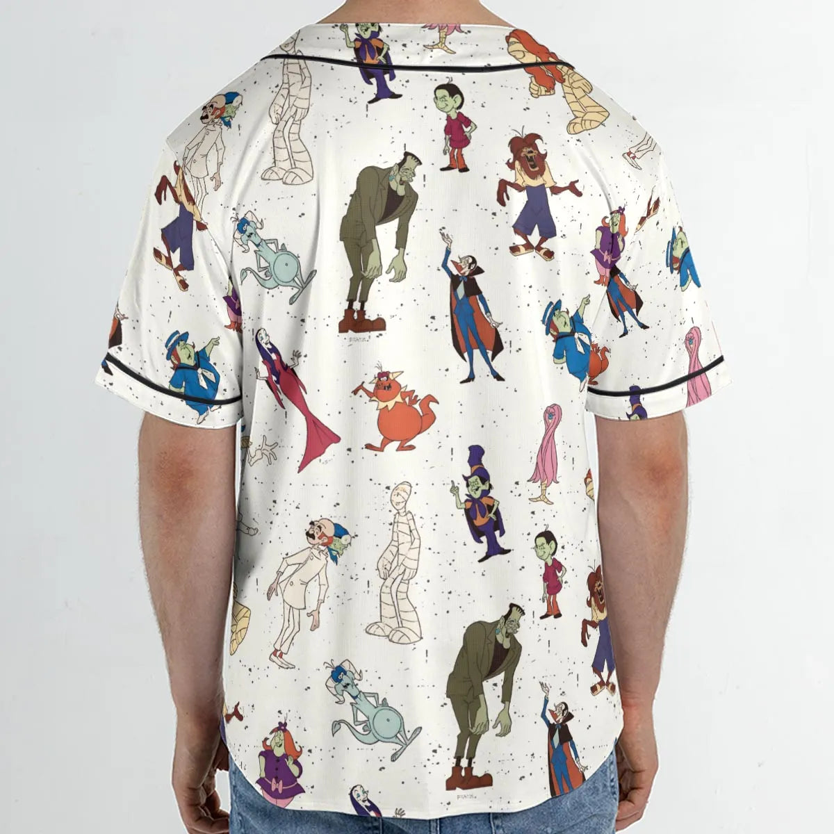 Groovie Goolies Halloween Unisex Baseball Jersey