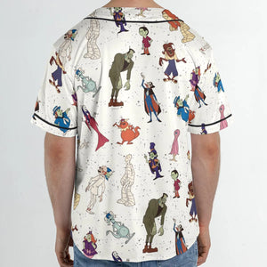 Groovie Goolies Halloween Unisex Baseball Jersey