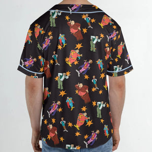 The Three Stooges Action Unisex Baseball Jersey