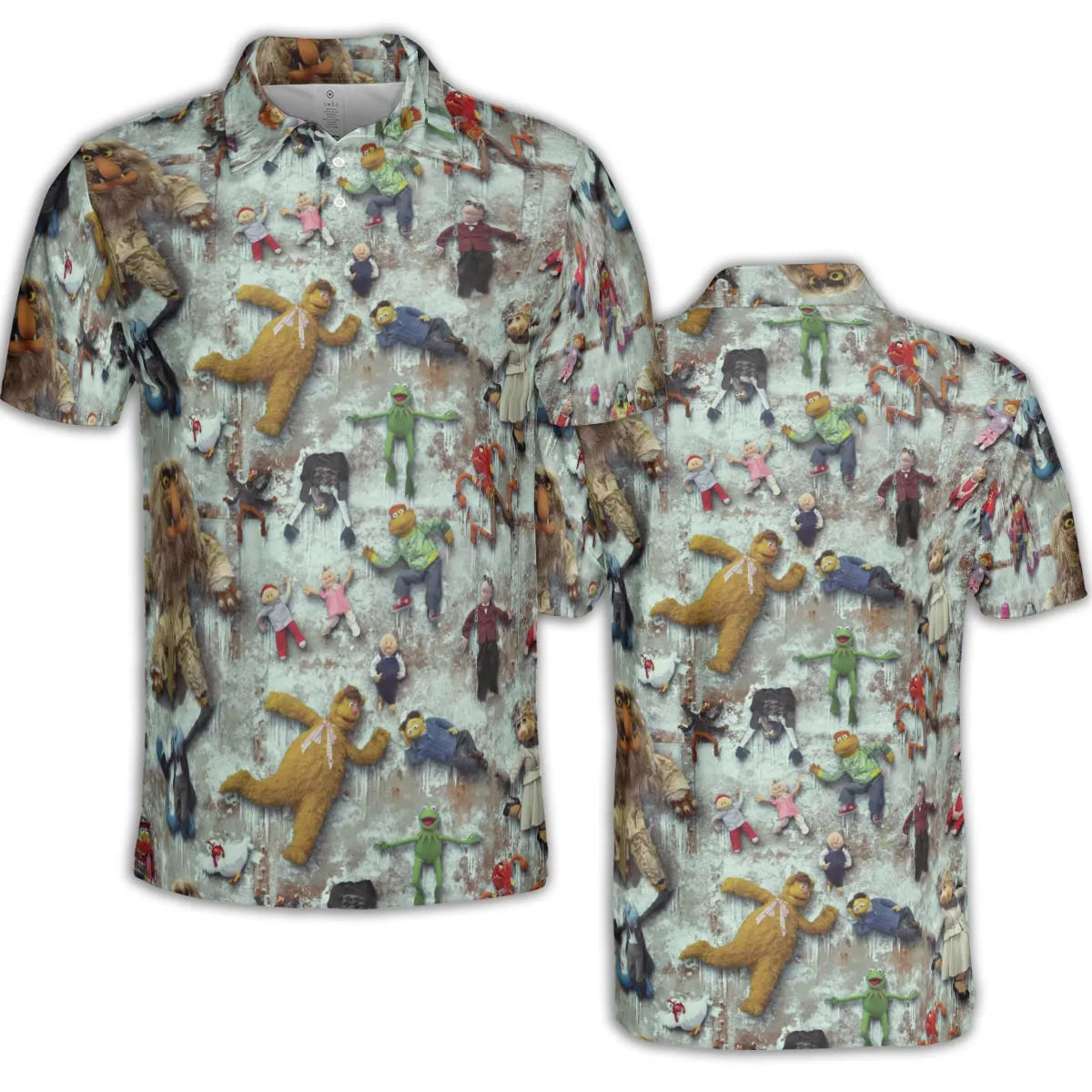 Together Again The Muppet Show AOP Men/Women Polo Shirt