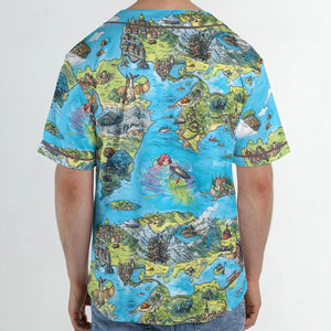 Ghibli Land Unisex Baseball Jersey