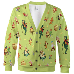 Irish Movie Darby O'Gill Characters Cardigan