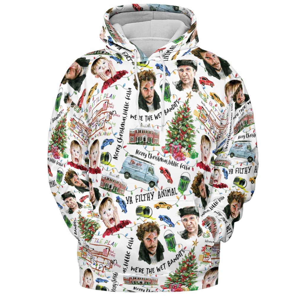 All-over Print Hoodie - UPRL8Y4N -  - 2