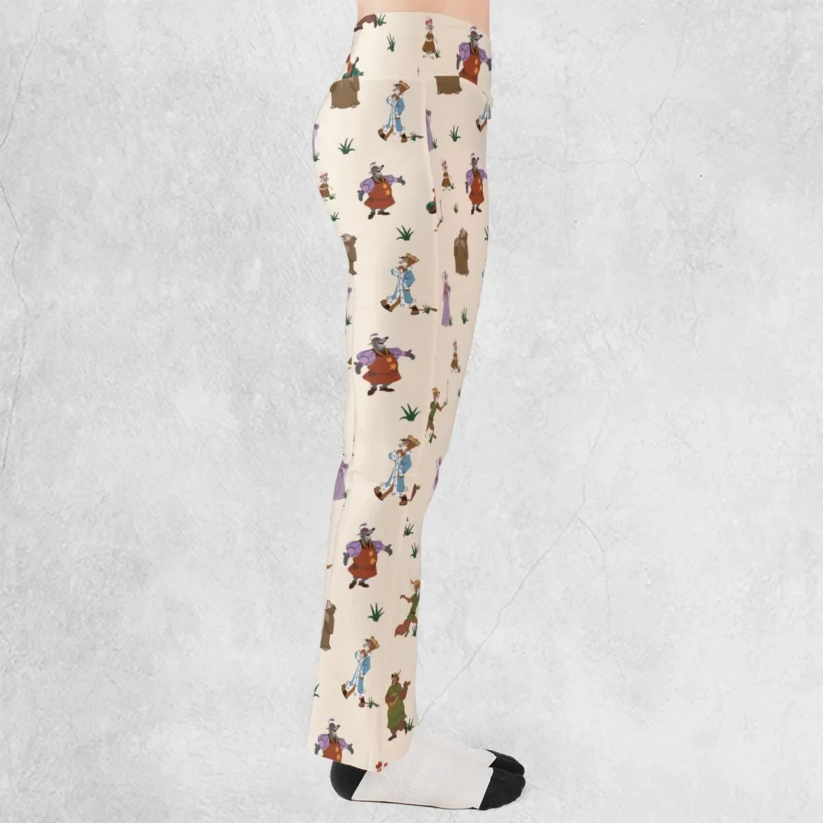 Oo-de-lally Robin Hood Characters Flare Leggings