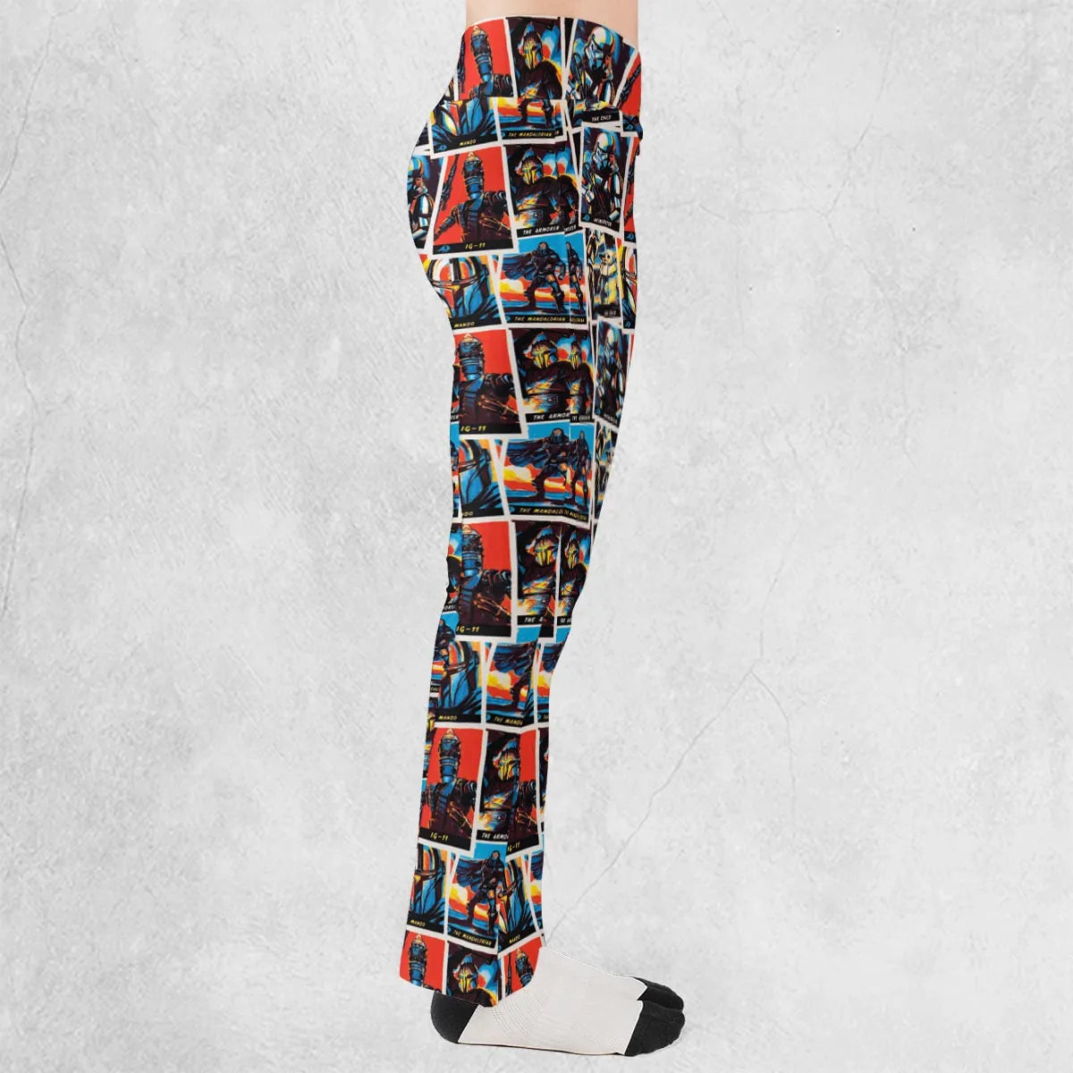 This Is The Way The Mando Pattern Flare Leggings