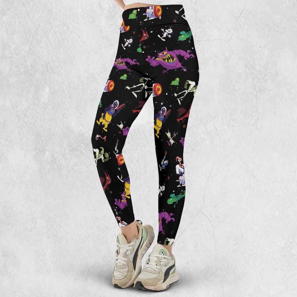 Earthworm Jim And Od Characters Legging