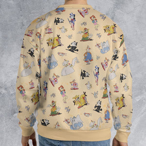 All-over Print Sweatshirt - UGB4T5NC -  - 2