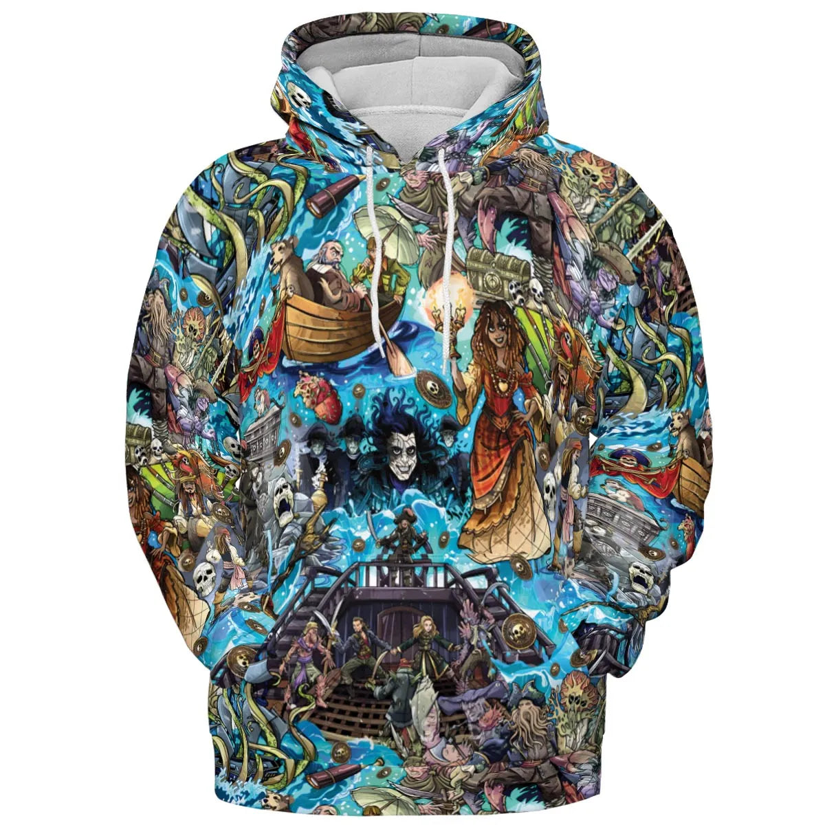 Travel And Fight Pirates of the Caribbean All-over Print Hoodie