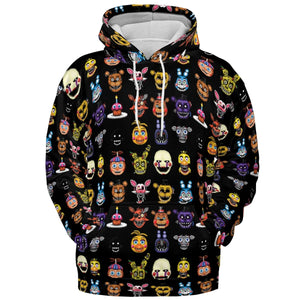 Five Nights At Freddys World All-over Print Hoodie