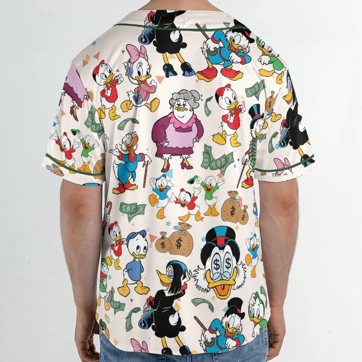 Donald Huey Dewey Ducktales Unisex Baseball Jersey