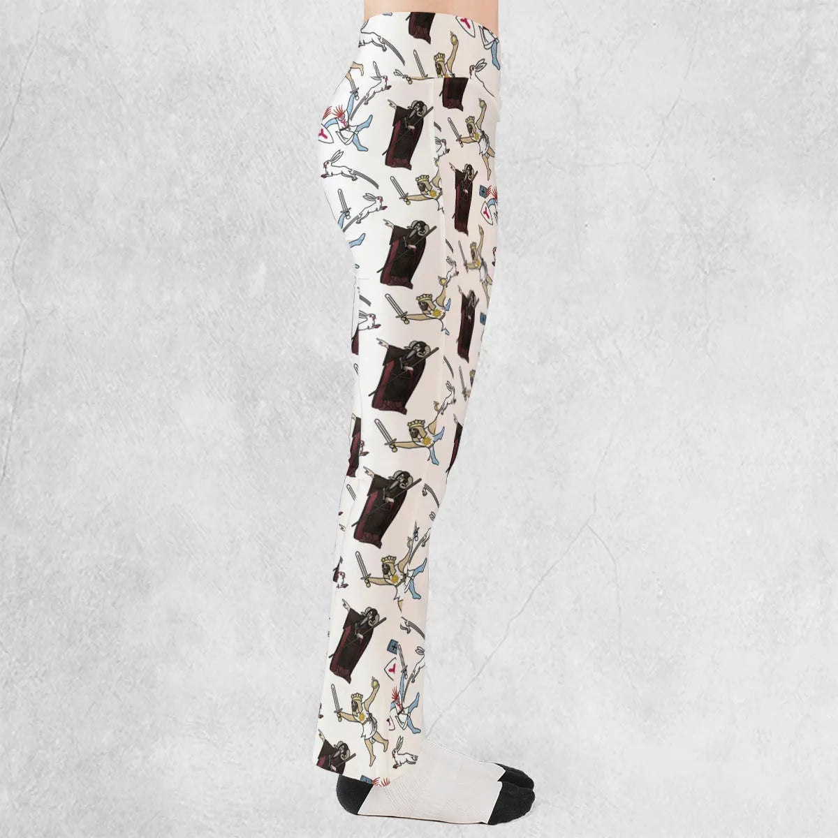 The Killer Rabbit Monty Python Flare Leggings